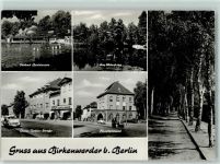16547 O1403 Birkenwerder - Seebad Boddensee Clara Zetkin Straße Hauptpostamt Mönchsee