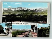 82383 W8126 Hohenpeißenberg - Gasthaus Bayerischer Rigi Terrasse Zugspitze