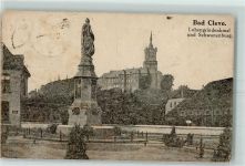 33829 W4807 Cleve - Lohengrindenkmal und Schwanenburg