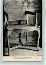 Nr. 281 - Stuhl , Die Epoche ist beschrieben - Museum des Arts Decoratiies , gute Erhaltung Holzverarbeitung