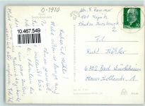 16866 O1910 Kyritz , Prignitz Gebrauchsspuren Seebadeanstalt