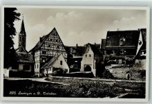 89415 W8882 Lauingen Donau - Tränktor Fachwerkhaus