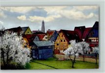 W8860 Nördlingen Serie 151 Nr. 2795, Blick von der Stadtmauer , gute Erhaltung AK Nenke & Ostermaier