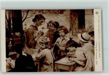 P.C. Paris Nr. 358 Jean Geoffroy - Schulkinder Salon de Paris