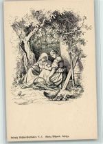 Serie V Nr. 7 - Baby in Obhut - sehr gute Erhaltung Richter, L.