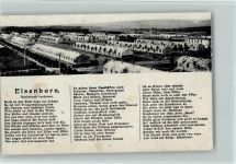 9. Kompagnie Inf. Regiment 609 Elsenborn - Bild Kaserne Feldpoststempel WK I