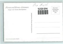 Renate und werner Leismann - Kolibri 2584 AK Schlagersänger