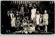 35789 W6292 Weilmünster 1928 - Kindergruppenfoto