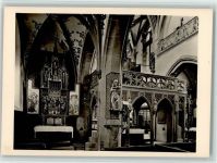 65399 W6229 Kiedrich , Rheingau - Pfarrkirche Innenansicht