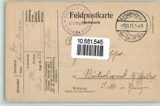 Sprüche von beiden Oberhäuptern AK Zweibund Deutschland-Österreich 1915