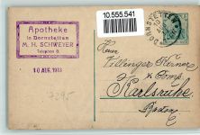 72280 W7295 Dornstetten , Württ 1913 - Apotheke Schweyer