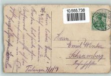 72070 W7400 Bebenhausen , Württ 1909 Künstlerkarte Federzeichnung AK