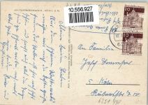 65620 W6251 Fussingen 1965 - Straßenbild, Reh, AK