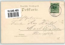 W7500 Karlsruhe , Baden Denkmal Verlag Velten , Lichtdruck Nister Victor v. Scheffel 1897