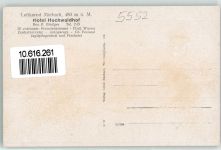 54497 W5552 Morbach , Hunsrück Gebrauchsspuren Hotel Hochwaldhof