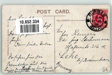 Durban 1909 Gebrauchsspuren Ricksha u. Puller