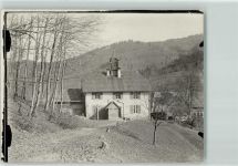 79650 W7860 Raitbach im Wiesental FOTO KEINE AK Schulhaus Ort handschriftlich