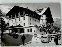 6580 St. Anton am Arlberg Winter Hotel Post im Schnee VW Käfer