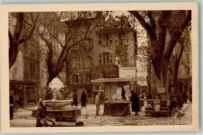 83000 Toulon Foto AK Platz des Admirals Senes Handlung Kiosk