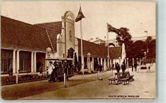 Wembley Südafrika Pavillon British Empire Exhibition Straßenbahn Motiv Südafrika