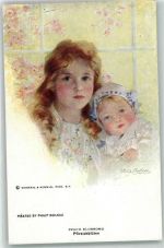 Nr. 829 sign. Boileau, Philip Kinder Baby AK Reinthal u. Newman Künstlerkarte