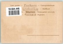 Mädchen mit Reif Drei Hundewelpen mit Mutter Lithographie Welpe Prägedruck