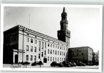 Oppeln Opole Privatfoto KEINE AK Rathaus Oldtimer