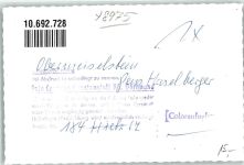 87538 W8975 Obermaiselstein FOTO KEINE AK Pension Haselberger Ort handschriftlich