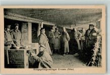 Crossen a.d. Oder Krosno Odrzanskie Gebrauchsspuren Kriegsgefangenlager Foto AK Uniform