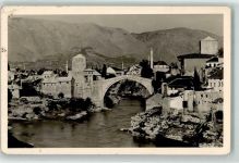 Mostar 1940 Foto AK Feldpost WK II Oberkommando der Wehrmacht