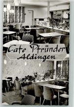 78554 W7209 Aldingen , Kr Tuttlingen Foto AK Cafe Pfründer