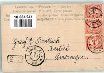 Vogelhaus Ilex Mondschein Rotkehlchen 1902 Prägedruck