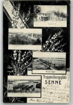 33098 W4790 Sennelager 1905 Foto AK Kaserne Truppenübungsplatz