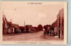 18380 La Chapelle-d'Angillon Foto AK Route de Bourges