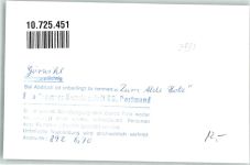 79733 W7883 Görwihl FOTO KEINE AK Gasthaus Zum Alde Hotz Ort handschriftlich