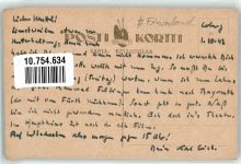 Finnischer Soldat mit seiner Liebsten Amor Künstlerkarte Soldatenliebe WK II 1942 Gebrauchsspuren