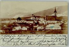 83317 W8221 Teisendorf 1901 Foto AK Kirche Ort lt. Stempel