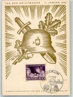 Tag der Briefmarke 1942 Berlin Sonderstempel WK II