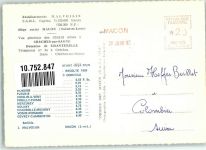 71000 Macon 1968 Foto AK Fliegeraufnahme Gasthaus Malvoisin