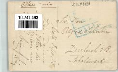 Bogota 1925 Gebrauchsspuren Ort handschriftlich