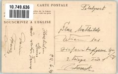 80790 Fort-Mahon-Plage 1944 Foto AK Kirche