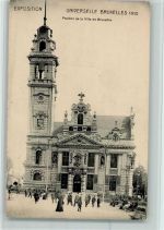 Exposition 1910 - Pavillon de la Ville de Bruxelles - Edit. V.F. AK Ausstellung