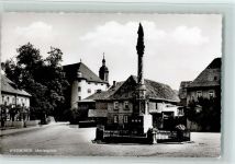 97353 W8714 Wiesentheid - Marienplatz Denkmal