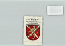 31275 W3160 Lehrte b Hannover - Vignette Wappen Kaffee Hag ca 1920-1940