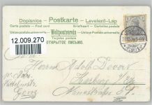 Litho 1904 AK Briefkasten