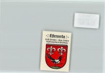 04910 O7904 Elsterwerda - Vignette Wappen Kaffee Hag ca 1920-1940