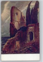 Ruine am Meer Böcklin, A. Künstlerkarte