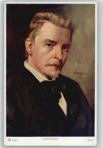 Hugo Wolf sign L. Nauer - Ackermann Verlag Serie 705 Künstler Künstlerkarte