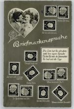 Verlag Amag Nr. 71207 - Foto AK Briefmarkensprache