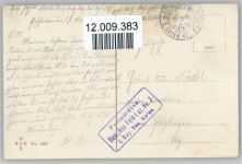 Weiße Taube mit Brief - 1916 AK Briefkasten